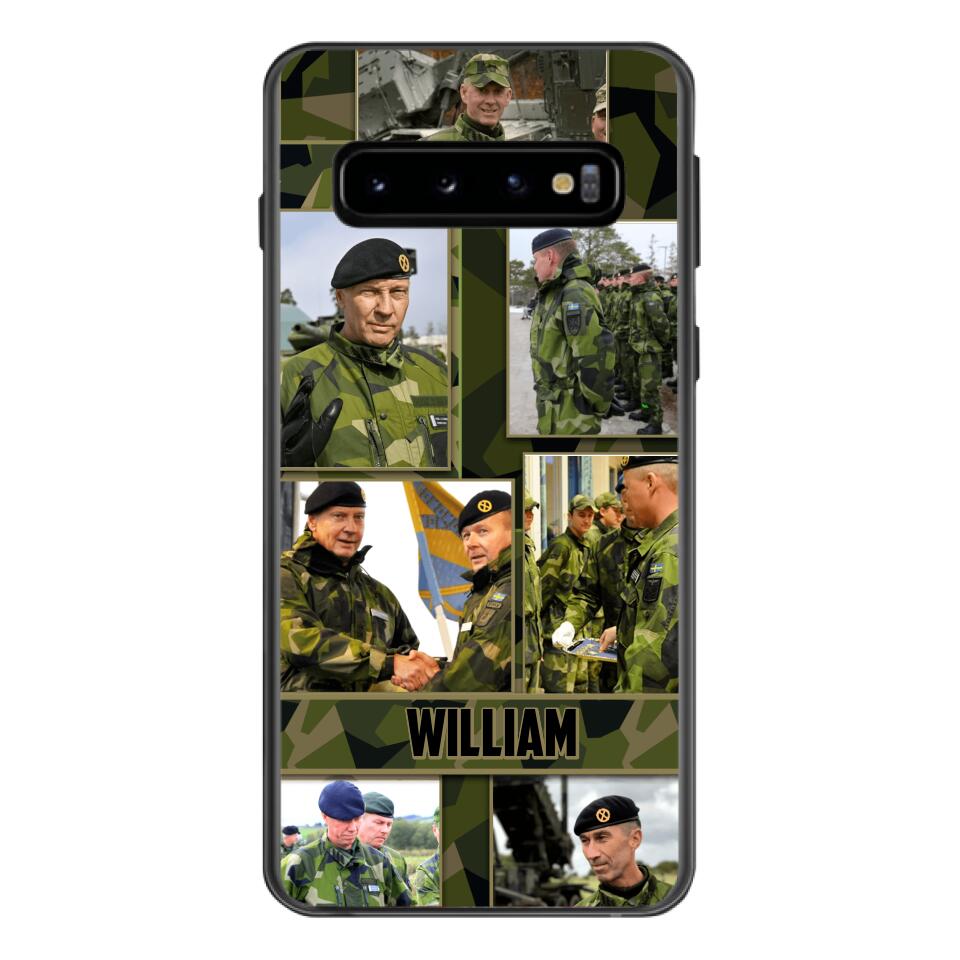 Personalized Swedish Soldier Phone Case Printed 22MAY-HQ19