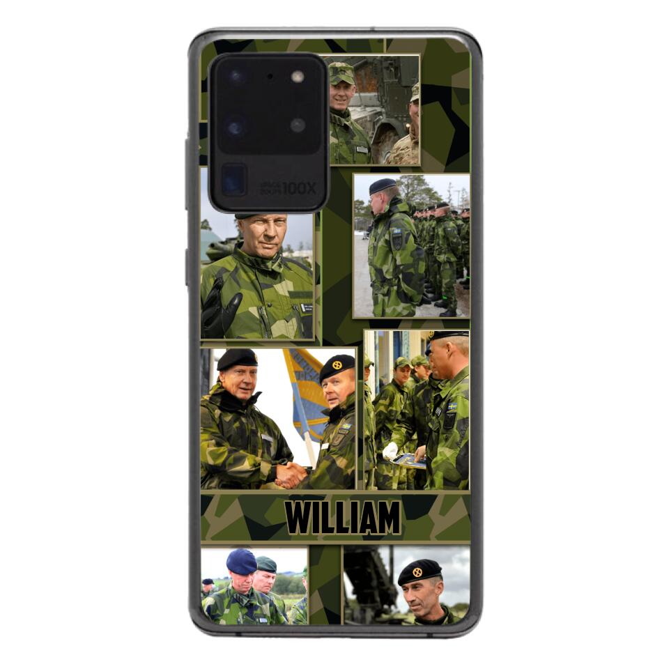 Personalized Swedish Soldier Phone Case Printed 22MAY-HQ19