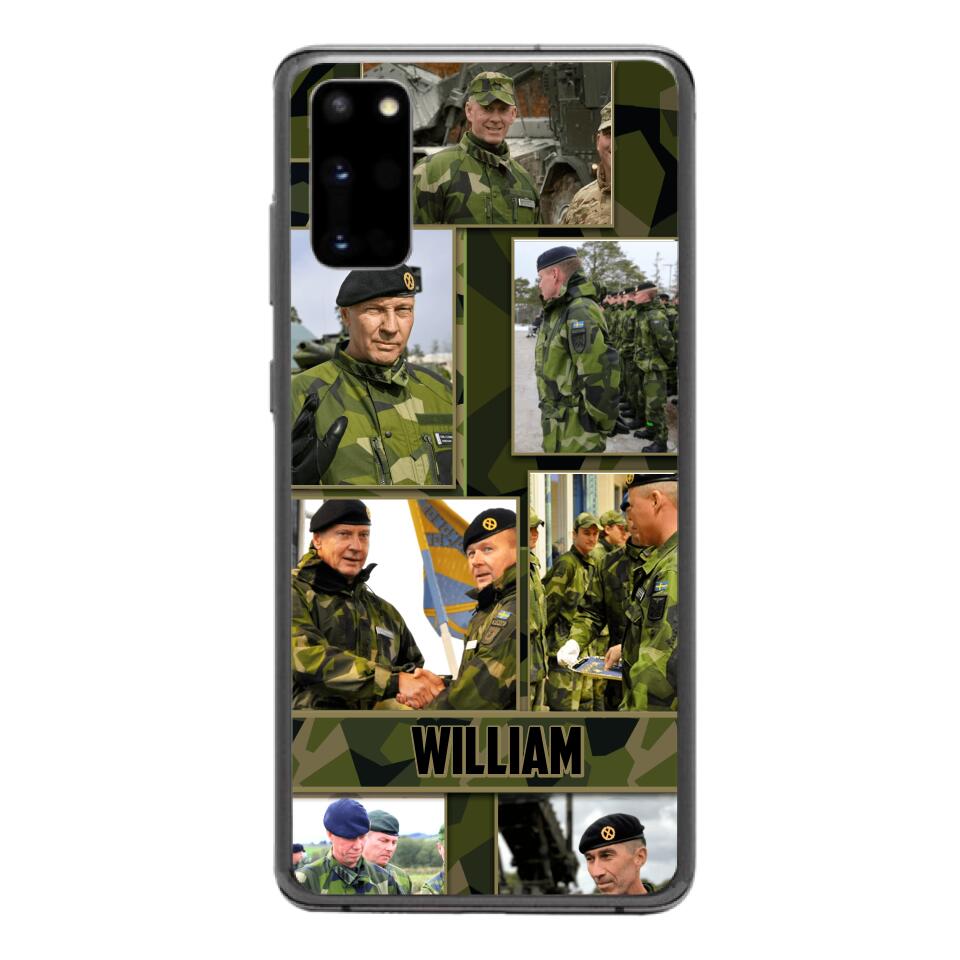 Personalized Swedish Soldier Phone Case Printed 22MAY-HQ19