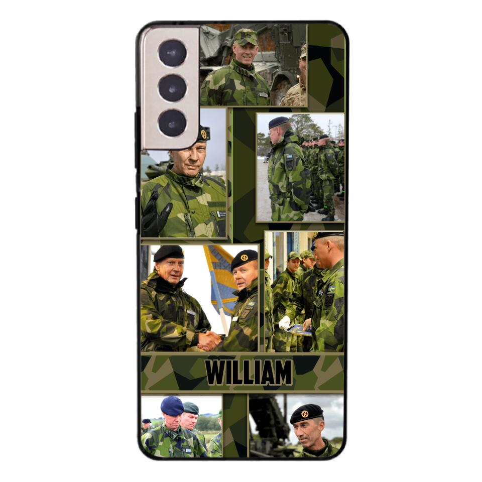 Personalized Swedish Soldier Phone Case Printed 22MAY-HQ19