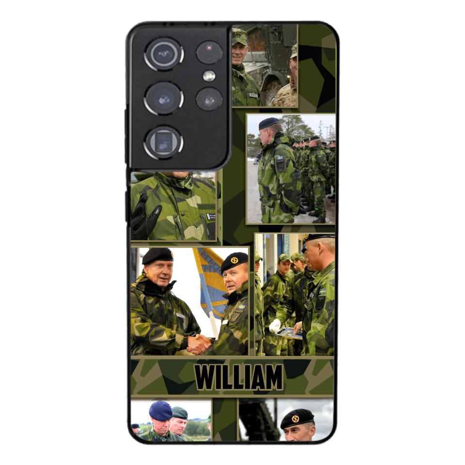 Personalized Swedish Soldier Phone Case Printed 22MAY-HQ19