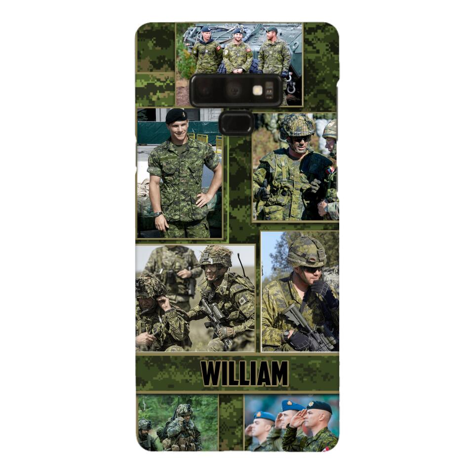 Personalized Canadian Soldier Phone Case Printed 22MAY-HQ19