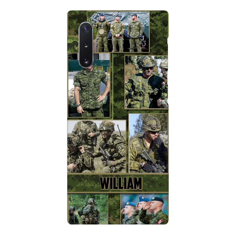 Personalized Canadian Soldier Phone Case Printed 22MAY-HQ19