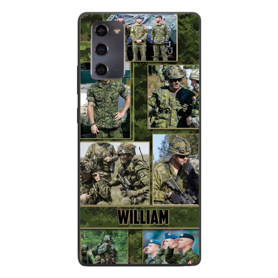 Personalized Canadian Soldier Phone Case Printed 22MAY-HQ19