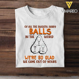 Farther's Day Sperm Funny Hairy Ball Shirt