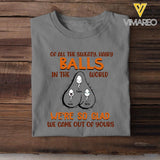 Farther's Day Sperm Funny Hairy Ball Shirt