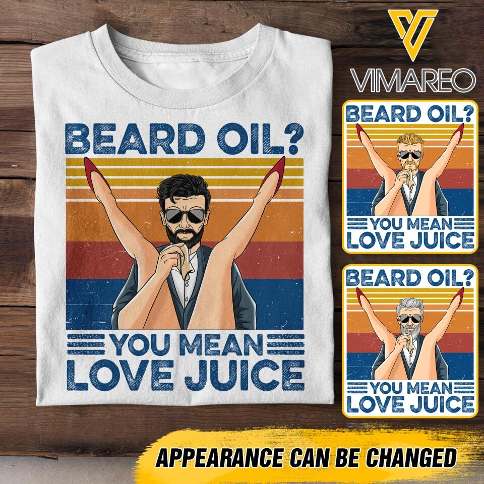 DH Personalized Beard Man Tshirt Printed DT2105