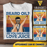 DH Personalized Beard Man Tshirt Printed DT2105