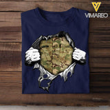 Personalized U.S Soldier Tshirt Printed 22MAY-DT21