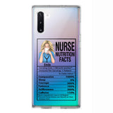 Personalized Nurse Transparent Silicone Phonecase Printed 22MAY-LN23