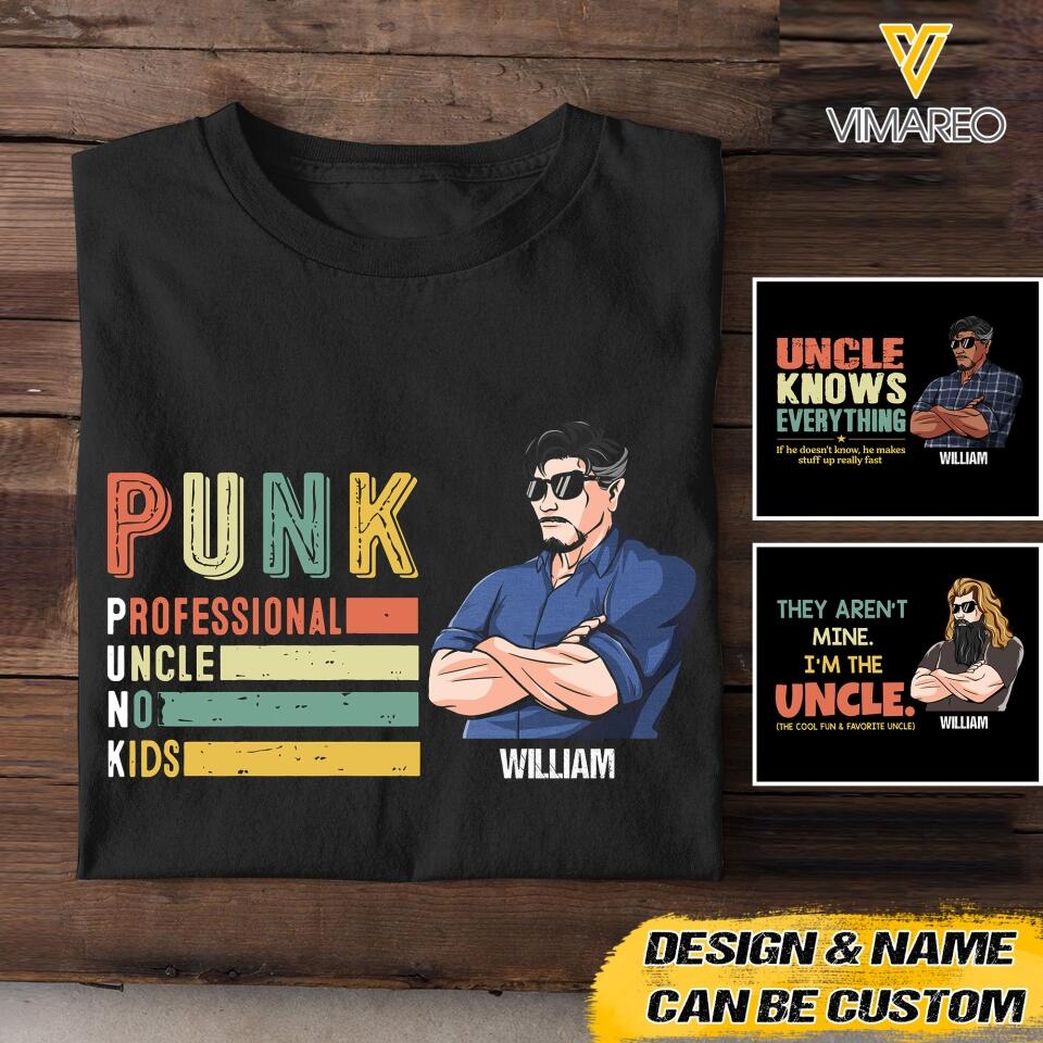 Personalized The Uncle Tshirt Printed QTVQ2405