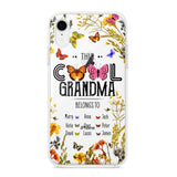Personalized This Cool Grandma Transparent Silicone Phonecase Printed 22MAY-DT23