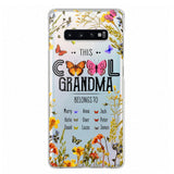 Personalized This Cool Grandma Transparent Silicone Phonecase Printed 22MAY-DT23