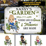 PERSONALIZED GARDEN WHERE LOVE IS GROWN MEMORIES ARE MADE MENTAL SIGN NQHC2305