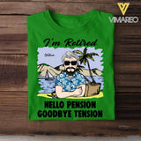 PERSONALIZED I'M RETIRED TSHIRT QTVQ2505