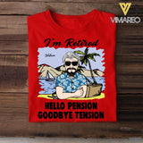 PERSONALIZED I'M RETIRED TSHIRT QTVQ2505