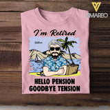 PERSONALIZED I'M RETIRED TSHIRT QTVQ2505