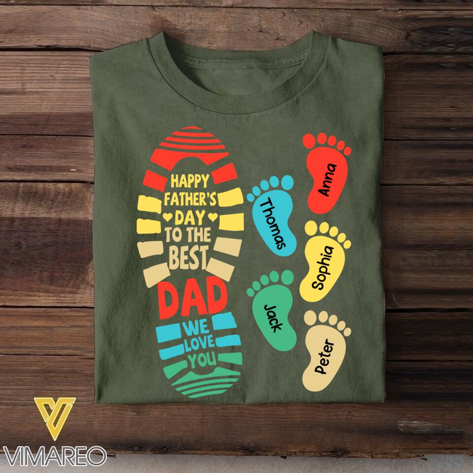 Personalized Father's Day Tshirt Printed 22MAY-DT25