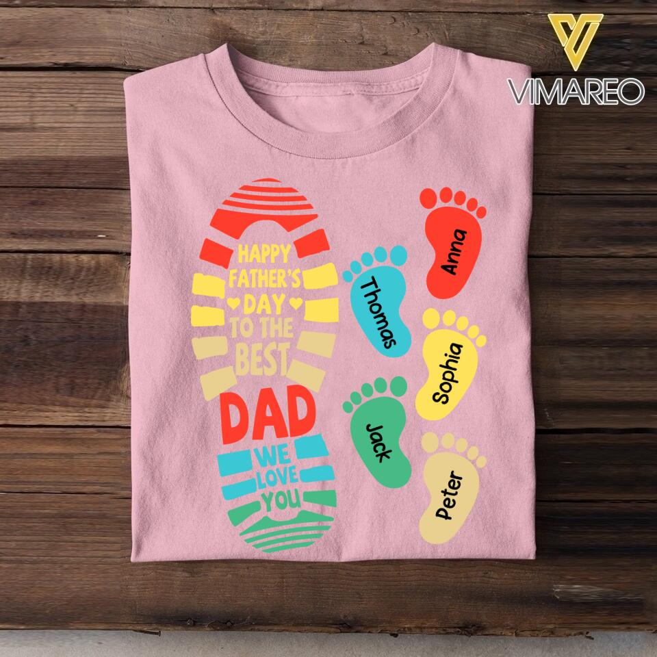 Personalized Father's Day Tshirt Printed 22MAY-DT25
