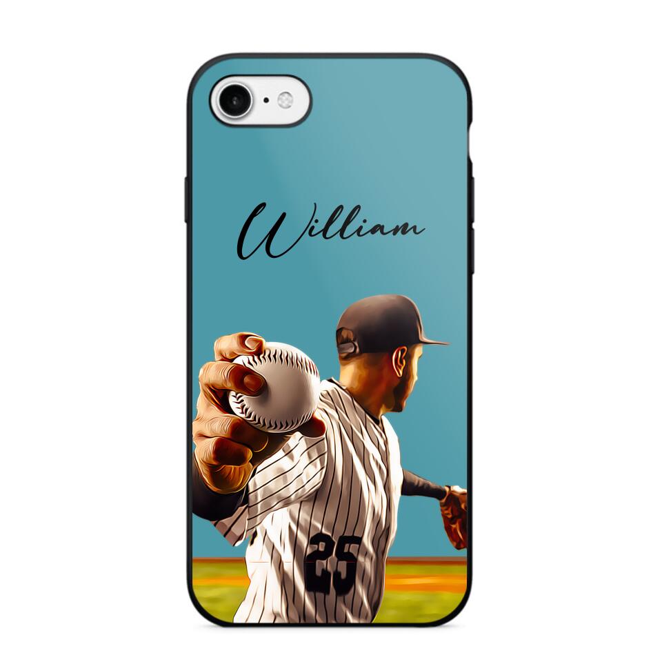 Personalized Baseball Phone Case Printed 22MAY-HQ25