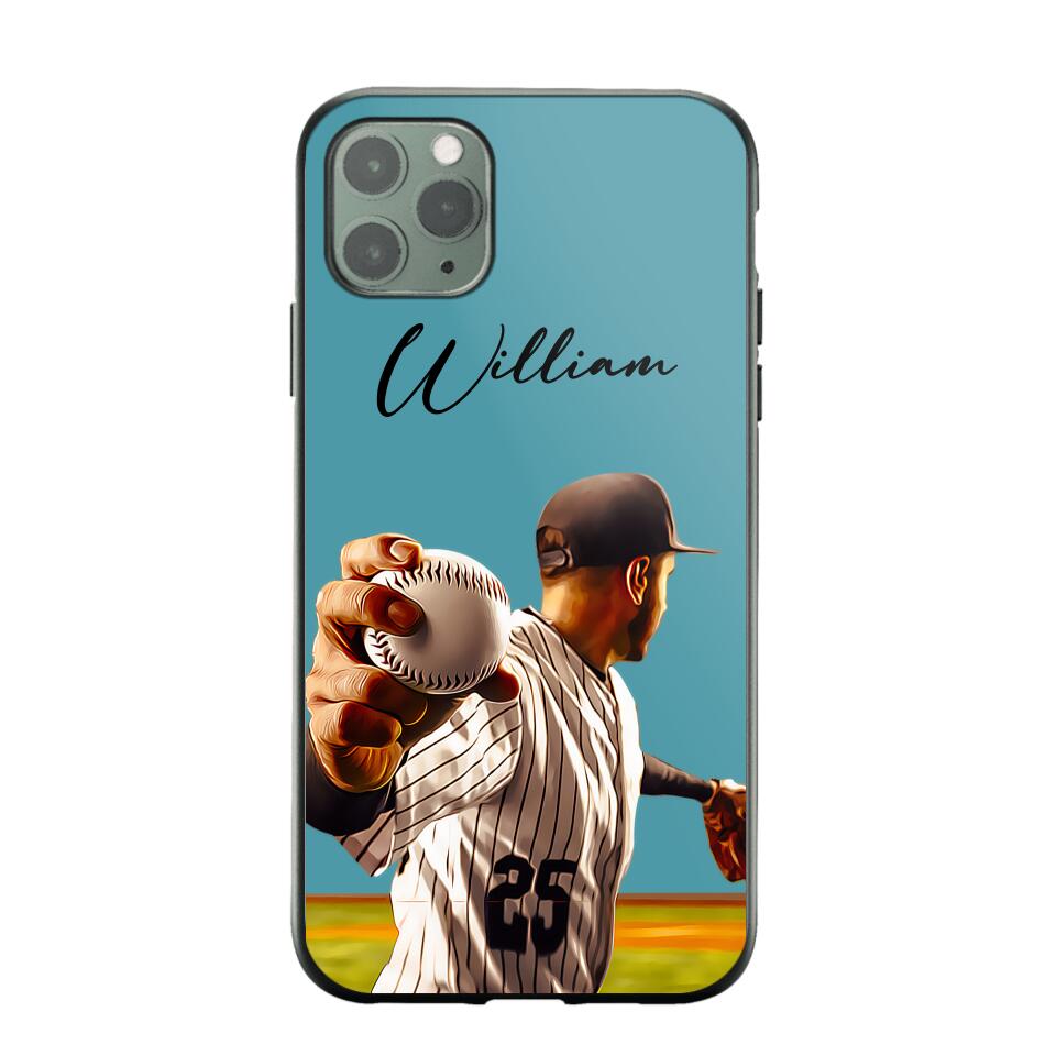 Personalized Baseball Phone Case Printed 22MAY-HQ25