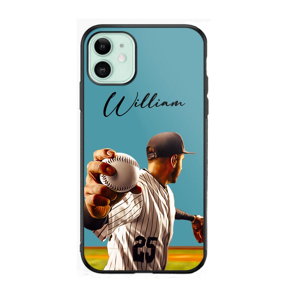 Personalized Baseball Phone Case Printed 22MAY-HQ25