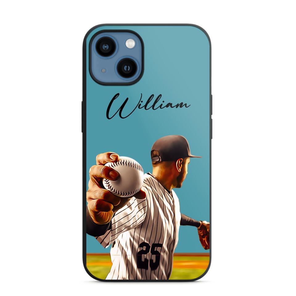 Personalized Baseball Phone Case Printed 22MAY-HQ25