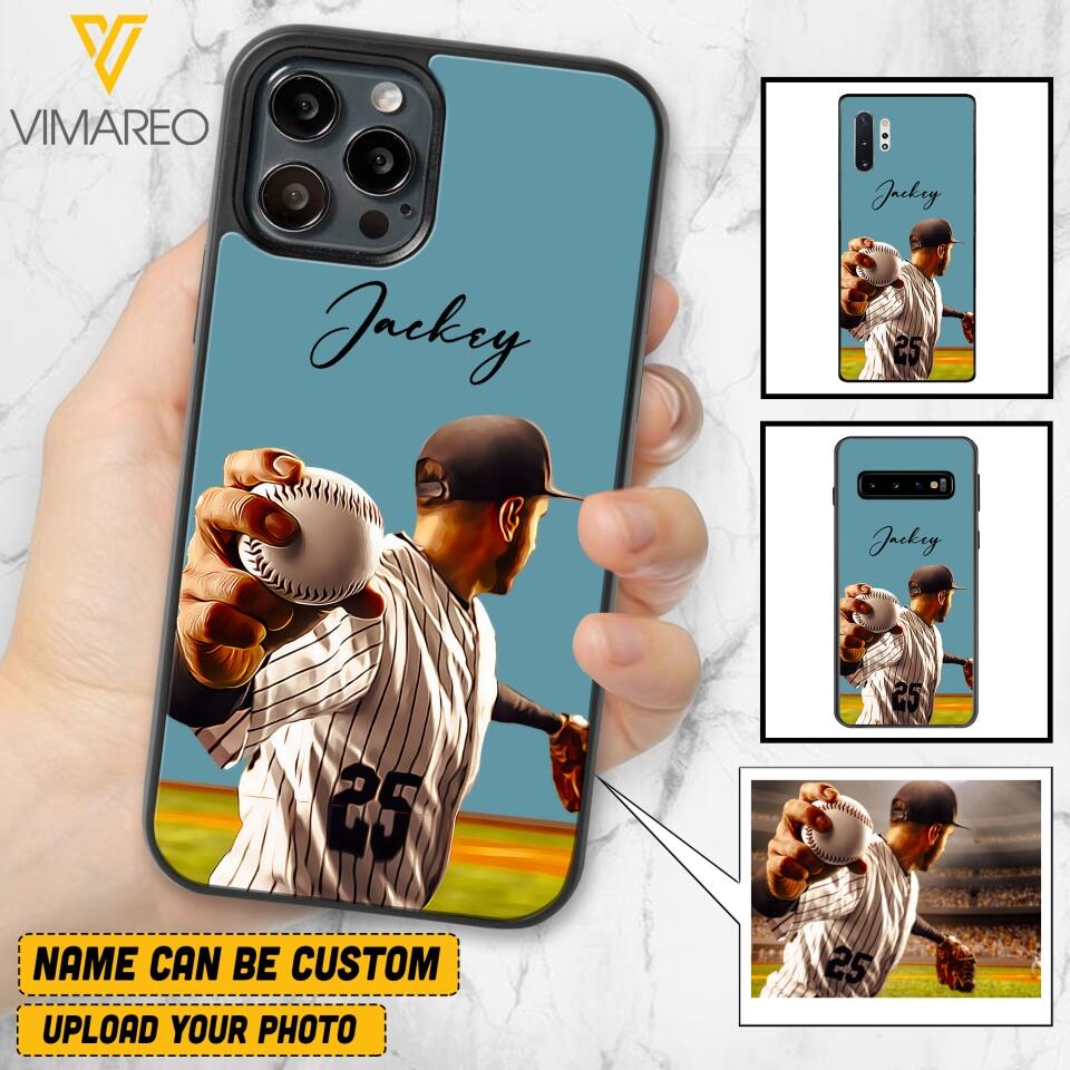Personalized Baseball Phone Case Printed 22MAY-HQ25
