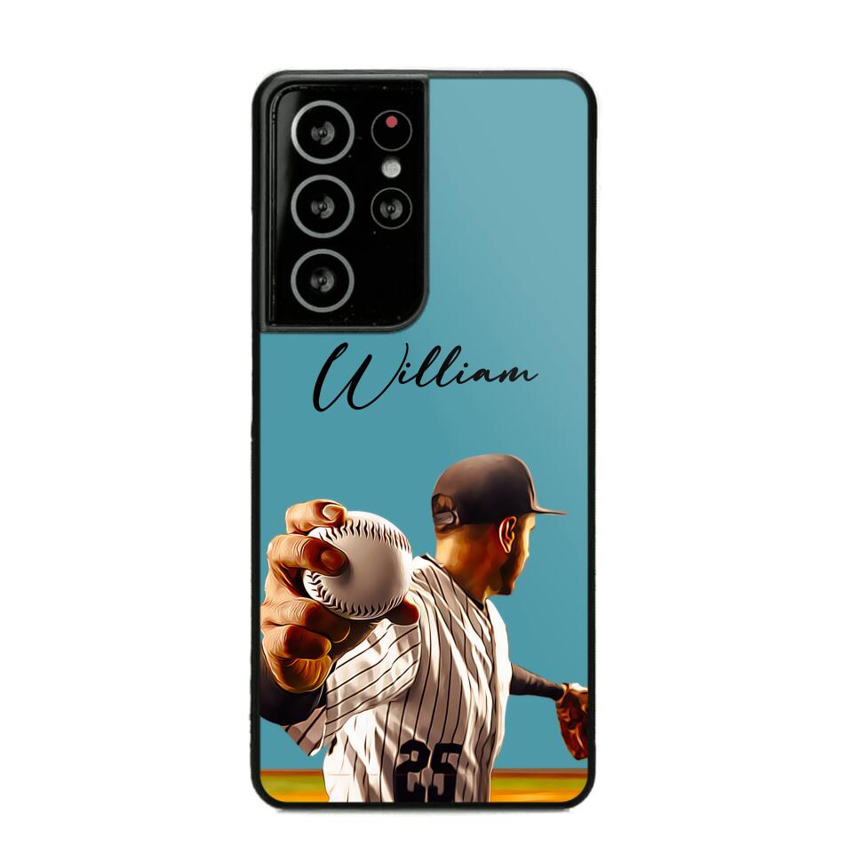 Personalized Baseball Phone Case Printed 22MAY-HQ25