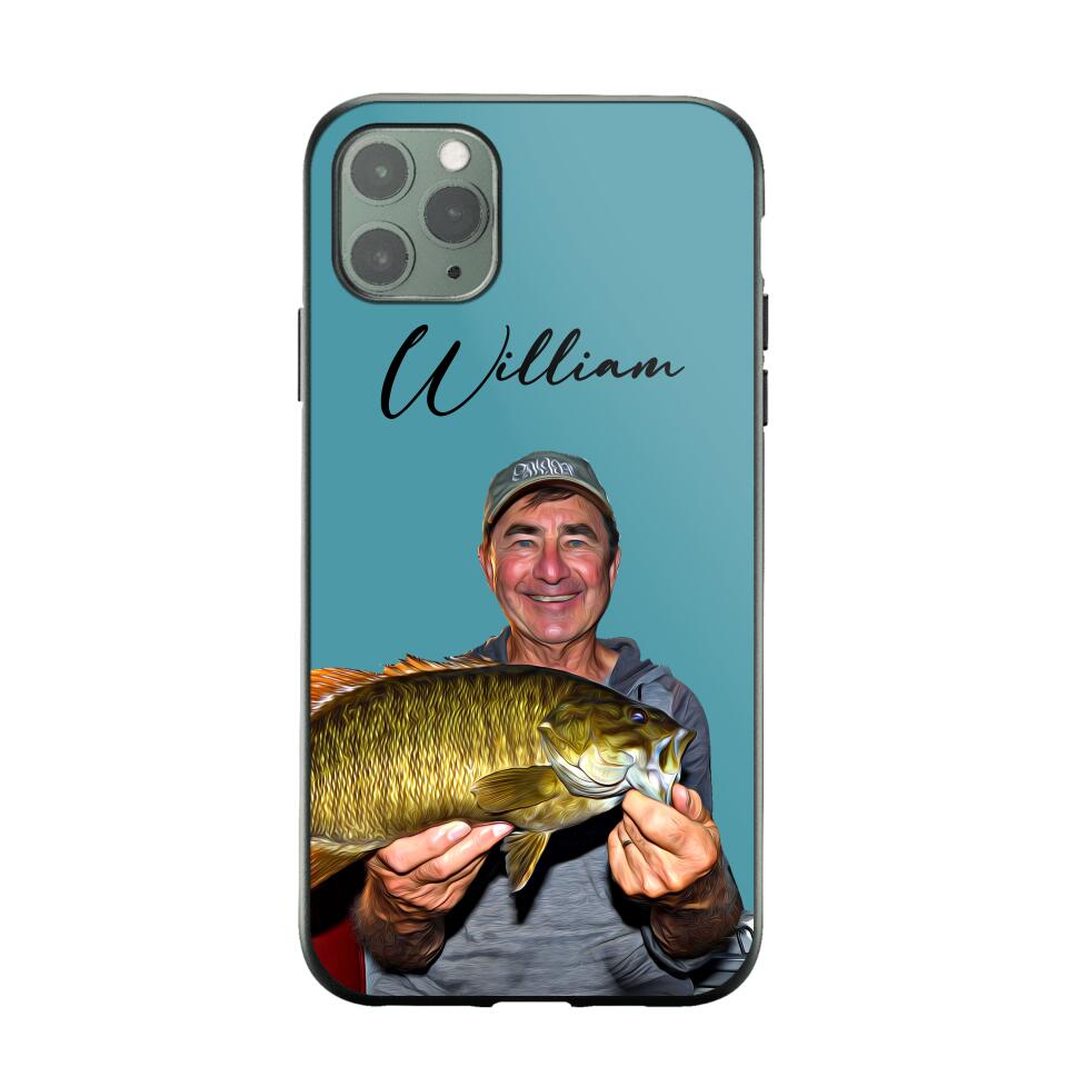 Personalized Fishing Phone Case Printed 22MAY-HQ25