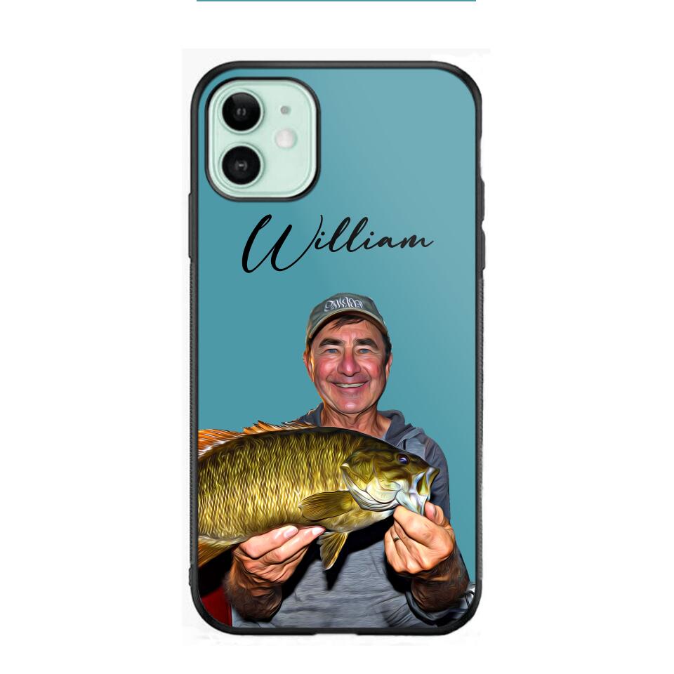 Personalized Fishing Phone Case Printed 22MAY-HQ25
