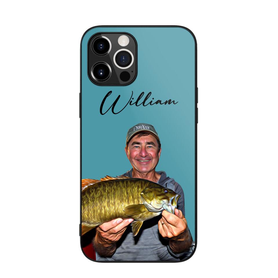 Personalized Fishing Phone Case Printed 22MAY-HQ25