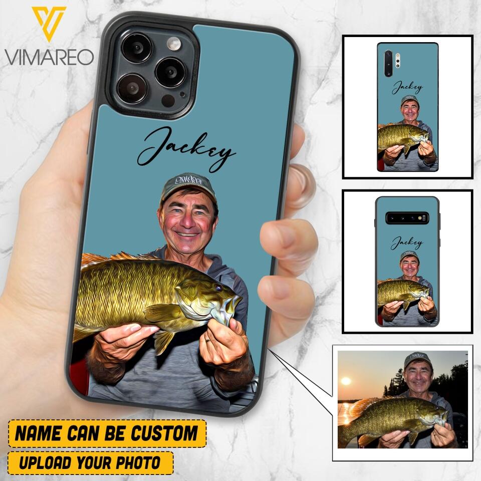 Personalized Fishing Phone Case Printed 22MAY-HQ25