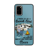 Personalized Camping Girl Phone Case Printed 22MAY-HQ25