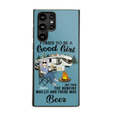 Personalized Camping Girl Phone Case Printed 22MAY-HQ25
