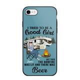 Personalized Camping Girl Phone Case Printed 22MAY-HQ25
