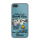 Personalized Camping Girl Phone Case Printed 22MAY-HQ25