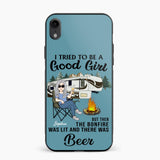 Personalized Camping Girl Phone Case Printed 22MAY-HQ25