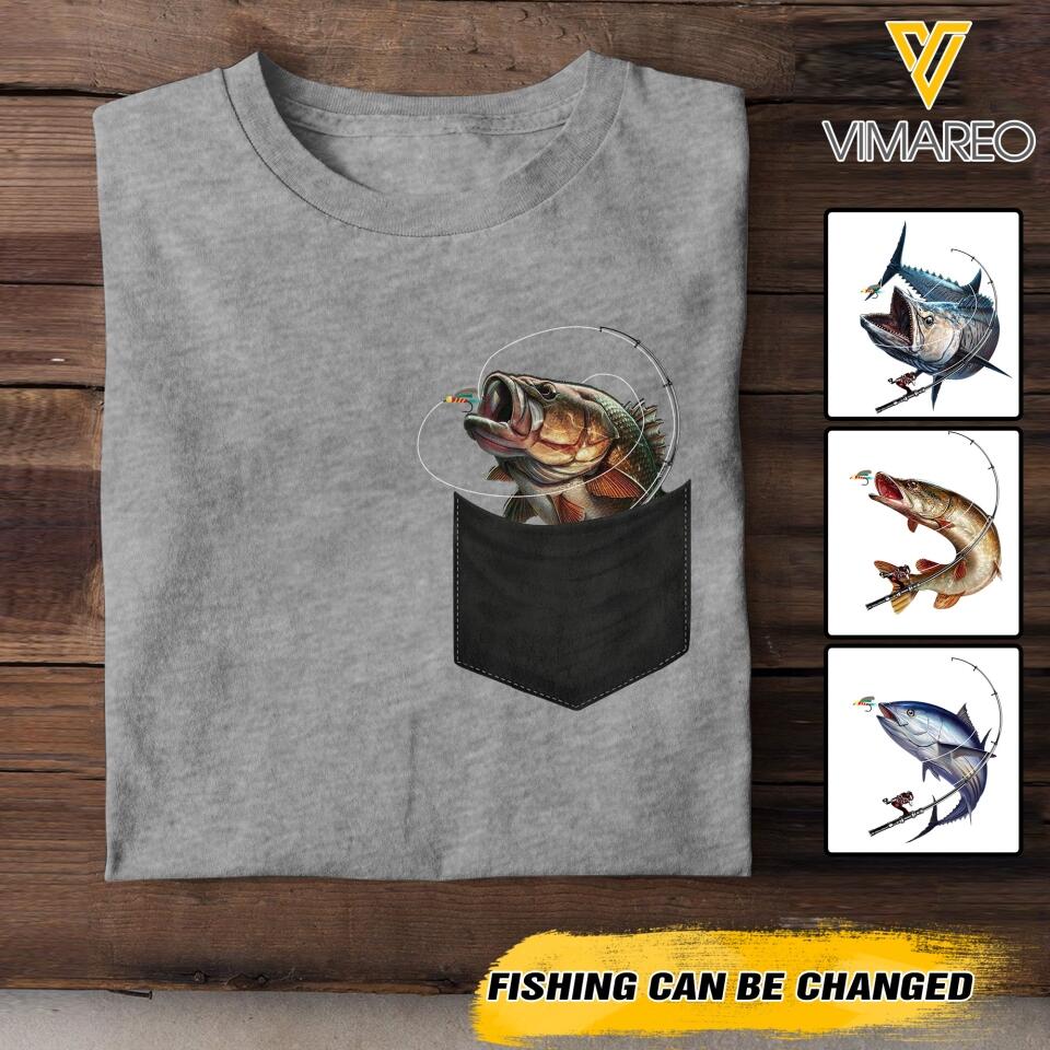 PERSONALIZED FISHING LOVERS TSHIRT NQTN2405