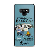 Personalized Camping Girl Phone Case Printed 22MAY-HQ25
