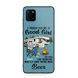 Personalized Camping Girl Phone Case Printed 22MAY-HQ25