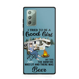 Personalized Camping Girl Phone Case Printed 22MAY-HQ25