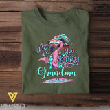 Personalized Who Are You Calling Grandma Flamigo Tshirt Printed QTHC2505