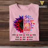 Personalized Blessed To be Called Nana Tshirt Printed 22MAY-HC26  copy