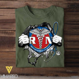 Personalized Nurse Tshirt Printed 22MAY-DT27