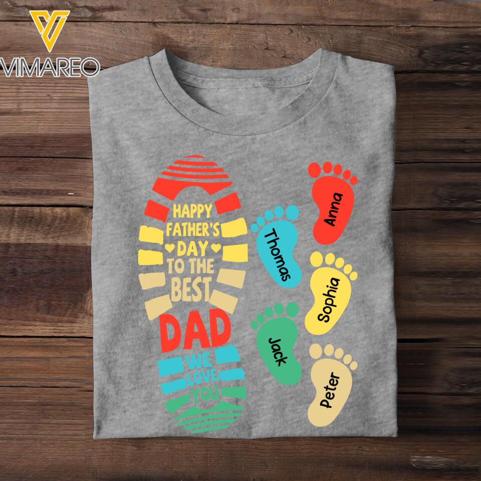 Personalized Father's Day Tshirt Printed 22MAY-DT25