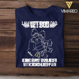 Personalized UK Veteran Dad Bob Kid Name Tshirt Printed QTVQ2705