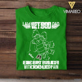 Personalized US Veteran Dad Bob Kid Name Tshirt Printed QTVQ2705