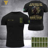 DH Personalized Swedish Soldier Tshirt 3D Printed DT2505