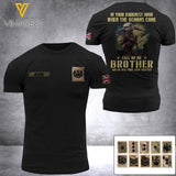 DH Personalized British Soldier Tshirt 3D Printed DT2505